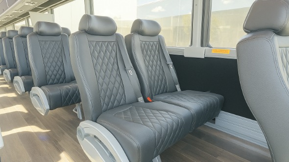 anderson 18 passenger minibus interior