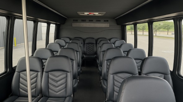 anderson 25 passenger minibus inside