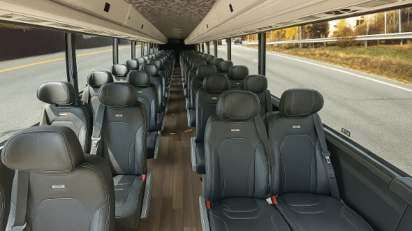 anderson 28 passenger minibus interior