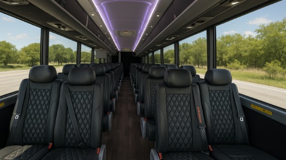 anderson 30 passenger minibus inside