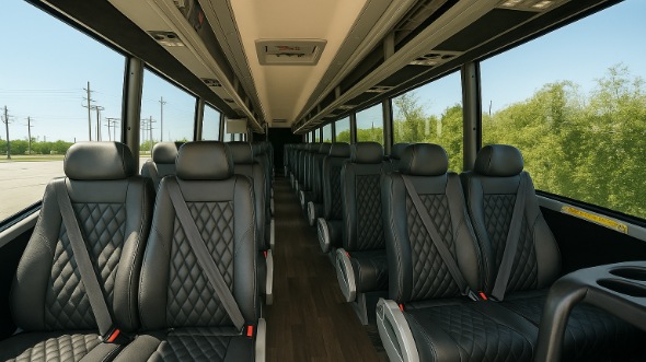 anderson 35 passenger minibus inside