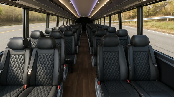 anderson 35 passenger minibus interior