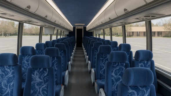 anderson 55 passenger charter bus interior