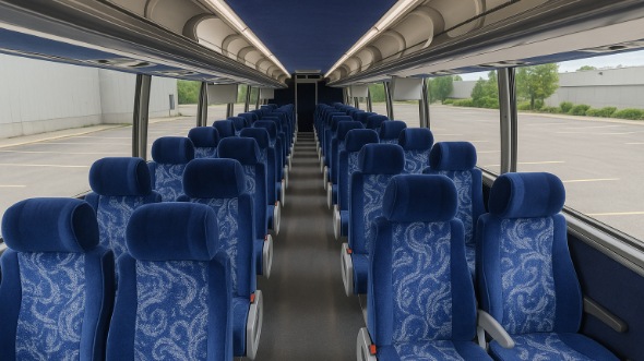 anderson 56 passenger charter bus interior