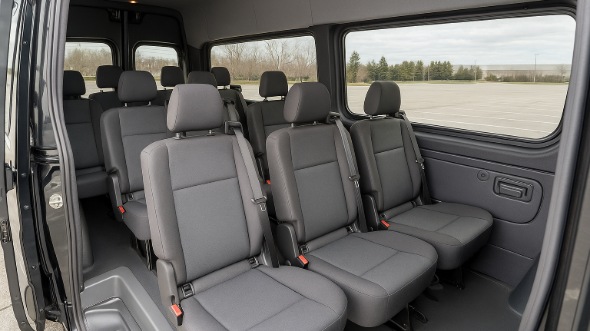 anderson sprinter van with driver inside